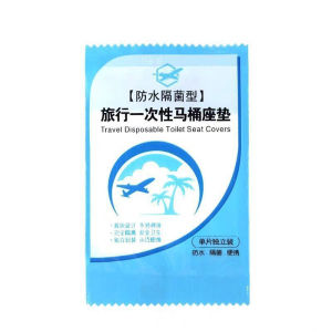 Isi 1 Pcs Tisue Alas Duduk Kloset Travel Toilet Seat Cover Tisu Plastik Closet Disposable