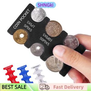SHNGki Coin Collection Purse Wallet Organizer Holder For Car Coin Changer Holder Mini Japan Coin Dispenser Plastic Storage Box