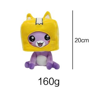 Fast Shipping Dropshipping 1 PCS Lankybox Removable Cartoon Robot Soft Toy Plush Childrens Gift Turned Into A Doll Girl Bed Pillow