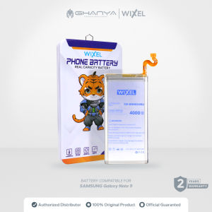 WIXEL Baterai Samsung Galaxy Note 9 EB-BN965ABU SM-N960F Double Power Real Capacity Original Batre Batrai Battery Ori Dual IC Protection Handphone HP