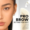 FOCALLURE Setting Eyebrow Wax Browcara Lasting Waterproof 2-in-1 Built-in Brush #Pro-set. 