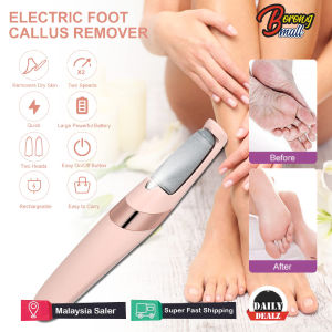 USB Rechargeable Electric Foot Pedicure Callus Remover Exfoliate Dead Skin Smooth Feet / Pengikis Tumit Kulit Kasar