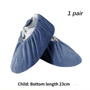 Reusable Shoe Covers Anti-Slip Soles Flannel Breathable Shoes Protector Home Dust-Proof Shoe Covers Indoor & Outdoor Use