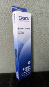 Epson LQ310 (S015639) ตลับผ้าหมึกดอทฯหมึกสีดำ หมึกแท้100%  ศูนย๋ของใหม่คุณภาพ100% จาก Epson สีสวย เข้มสด