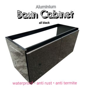 [PRE-ORDER]Basin Cabinet/Aluminum Basin Cabinet/Bathroom Storage/Bathroom Cabinet/Basin For Contractor/Basin Countertop/Basin Tabletop Use/Bathroom Shelves/Kabinet Basin (ETA:2022-02-22)