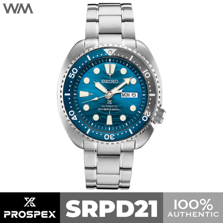 Seiko Prospex Turtle Great White Shark Save the Ocean Automatic