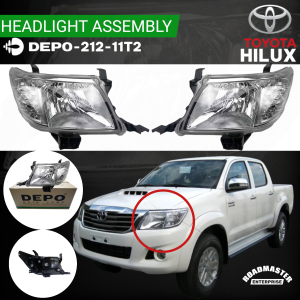 Toyota Hilux Vigo 2011 to 2014 Headlight / Head light / Head Lamp Assembly Taiwan Made (212-11T2)