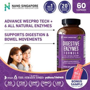 Digestive Enzyme Complex + Probiotics - 6-in-1 Natural Formula for Bloating Relief Digestion & Gut Health
