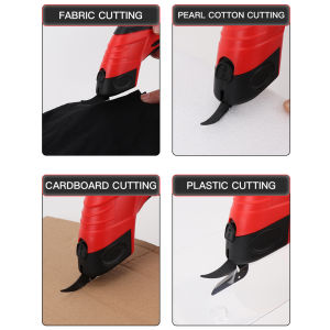 กรรไกรไฟฟ้า กรรไกรไฟฟ้า ตัด ผ้า กรรไกรไร้สาย electric scissors เครื่องตัดแบตเตอรี่ไร้สาย หัวคัตเตอร์อัลลอยแข็งพิเศษตัดได้สะอาดมาก ชาร์จ USB เหมาะสำหรับตัดวัสดุหลากหลายประเภท ตัดผ้า ตัดหนัง ตัดพรม ตัดกระดาษแข็ง ฯลฯ