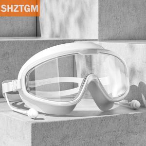 [COD] SHZTGM แว่นตาดำน้ำสำหรับผู้ใหญ่และเด็กกรอบขนาดใหญ่ความละเอียดสูงกันน้ำและป้องกันการเกิดฝ้า