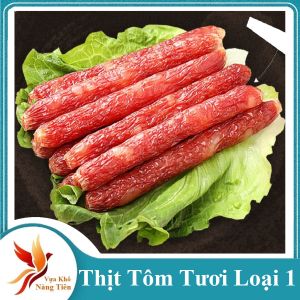 Lạp xưởng tươi tôm Cà Mau