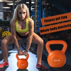 Candy Colored PVC Kettlebell Sports High Quality Premium Weight Lift Kettlebell