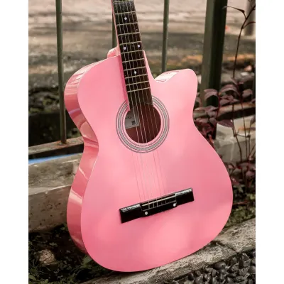 (KOMPLIT) Gitar Akustik Pemula Murah Bonus Tas Senar dan Pick