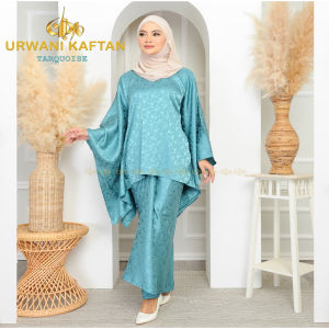 BAJU KAFTAN URWANI BATWING SATIN EMBOSS MC135 BY MARJAN