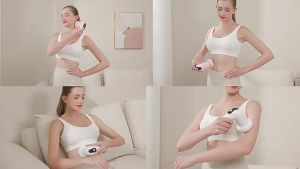 AE Home-use fat-reducing machine small fat-burning machine multifunctional portable massager handheld vibrating shaping machine mini