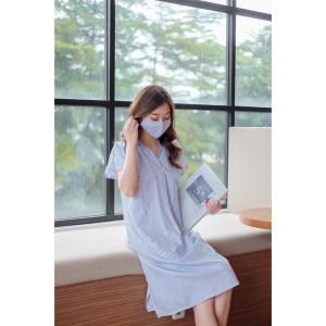 Basic id fashion  BISA COD  DRES CASUAL DRESS WANITA KADEK SIMPLE STRIPE PLAID V MIDI