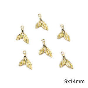 1pc 14K Gold Plated Brass Marine Sea Horse Starfish Octopus Conch Pendant For DIY Jewerly Making  Accessories