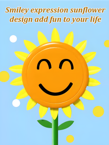 Simple Self-Adhesive Traceless Punch-Free Retractable Sunflower Hook Sunflower Self Adhesive Hook Powerful Traceless Hook