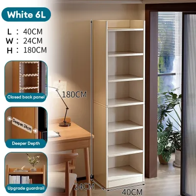 3/4 Layers Cabinet Storage Cabinet for Home Furniture Wood Practical Cabinet Bookcase Bookshelf Showcase