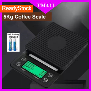 Coffee Scale Espresso Kitchen Baking Digital Weighing Timer Tare Function Scale Accuracy 0.1 gram to 5000 gram
