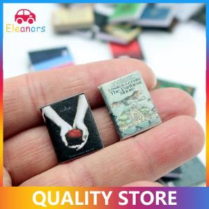 [Eleanor] 10PCS Dollhouse Miniature Magazines Books Novels Model Dolls House Scene Decor Accessories