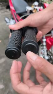 2PCS Universal RCB Nagamaki Grip Anti-slip Motorcycle Handle Grips RCB Rubber Grip Easy to Install