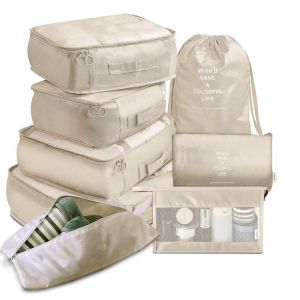 Tas Travel Storage 7 In 1 Set Bag Penyimpanan Kosmetik Aksesoris Pouch Organizer Praktis TT-06-7in1