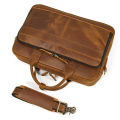 Royal Bagger New 15inch Laptop Bag for Men Genuine Cow Leather Casual Retro Handbag Business Briefcase Large Capacity Crossbody Bag. 