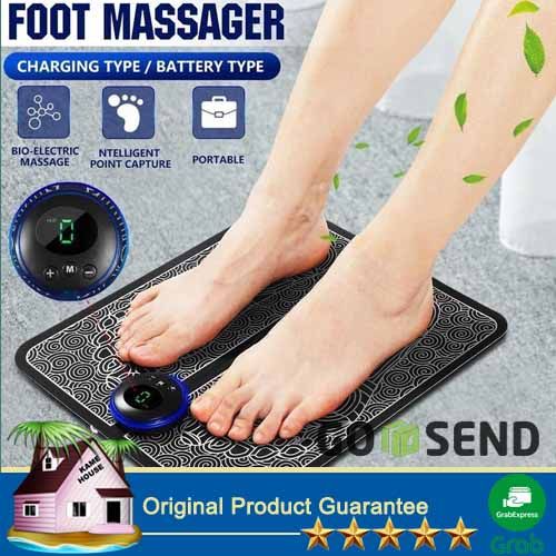 EMS Foot Massager Alat Pijat Elektrik Alat Terapi Pijat Akupuntur Kaki