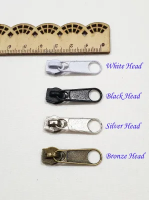 Zip Head for Size #5/5v NYLON Zipper (NOT Include Zipper this link only sell Zip Head)
