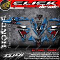 Honda Click 125i / 150i Version 2 Decals / VENOM DESIGN / STICKER FOR MOTORCYCLE PARTS AND ACCESSORIES. 