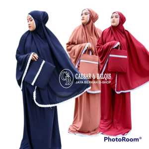 Mukenah Polos Jumbo & Mukenah Bali Renda Bawah