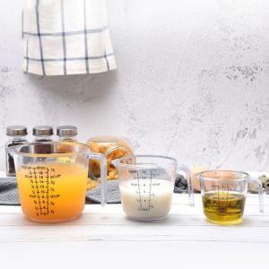 300/600ml Good Cook Clear Measuring Cup With Measurements 3sizes Measuring Device