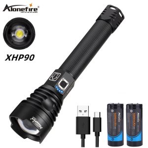 HaixnFire H34 super powerful XHP90 LED flashlight outdoor waterproof super bright