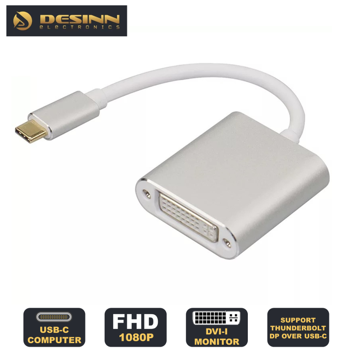 USB 3.1 TypeC to DVII 24+5 Adapter Converter TYPEC to DVII Lazada