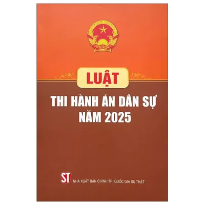 Fahasa - Sách - Luật Thi Hành Án Dân Sự Năm 2025
