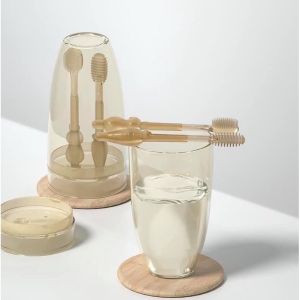 [Siêu KM] Sét Rơ Lưỡi - Bàn Chải Silicon Cho Bé 0-18 Tháng