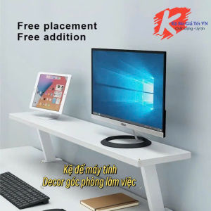 Giá sách kẹp bàn đa năng - Kệ để máy tính Decor góc phòng làm việc