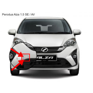 ORIGINAL PERODUA ALZA D53L 2018-2021 FRONT TOWING COVER CAP DEPAN TOWING PENUTUP 52127-BZ860