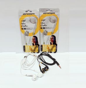 Handsfree + Mic M-39 Stereo Music Earphone Headset Extra Bass