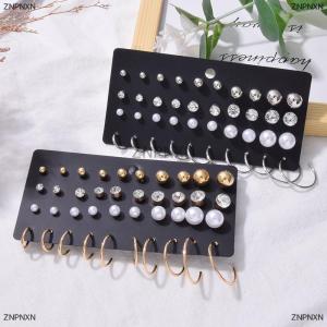 [COD] ZNPNXN 20 Pairs Womens Earrings Set Earrings For Women Bohemian Fashion Jewelry Geometric Stud Earrings