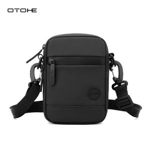 OTOHE Men Bag Fashion Mens Shoulder Bag Mini Waist Bag Leisure Crossbody Bag Waterproof Fanny Pack Messenger Bag Sling Bag Casual Day Bag Street Shoulder Bag