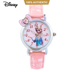 (30mm)100% Authentic Disney Watch for Girls Elsa Quartz Watch Waterproof Luminous Shockproof Kids Watch Girl Students Birthday Gift Christmas Gifts FZ-54151