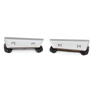 Replacement 30D959442 Ergonomic Steering Wheel Volumes Buttons Quick Response Plastic for Select Model