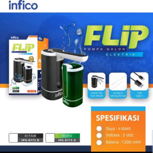 Pompa Galon Electrik Infico FLIP dan CROSS