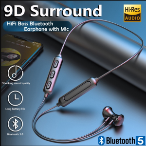 💕BESTใหม่ TWS หูฟัง M10 หูฟังบลูทูธ หูฟังไร้สาย หูฟังเบสสเตอริโอไฮไฟ 9Dเสียงรอบทิศทาง 360° ซับวูฟเฟอร์ ชุดหูฟังกีฬากั TWS Bluetooth Earphone M10 Wireless Earbuds