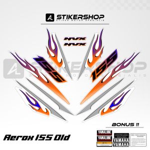 STIKER STRIPING AEROX OLD - LAMA GRAFIS VARIASI 036