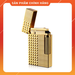 Hộp Quẹt Bật Lửa Dupont D50V Họa Tiết Châu Âu Sang Trọng Tiếng Kêu Hay -  Dùng Gas Đá Cao Cấp