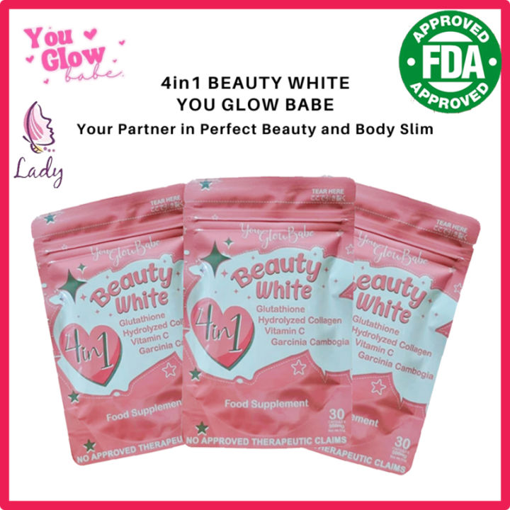 YOU GLOW BABE Beauty White Gluthathione Collagen Slimming Advance Whitening  Vitamin C