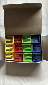 Pencils Sharpener Double Sharpener School Supplies #826 Sharpener 24pcs/BOX